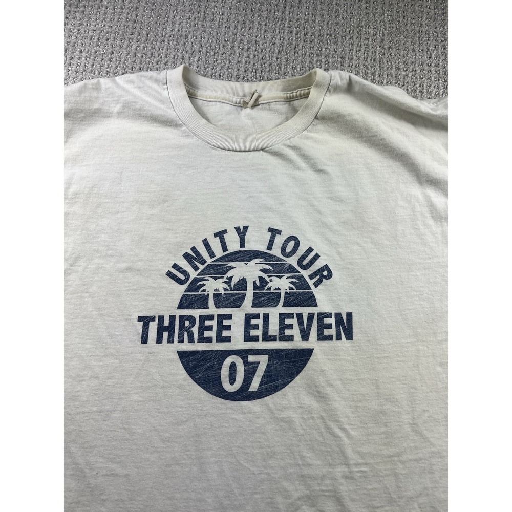 Vintage 311 Three Eleven Unity Tour 2007 Concert Band T-Shirt Y2K White Men's XL